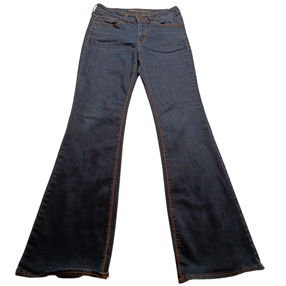 Old Navy Rockstar Jeans Women's High Rise Skinny Dark Wash Denim Size 8 Regular